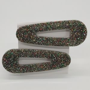 Barrettes Set of 2 Glitter